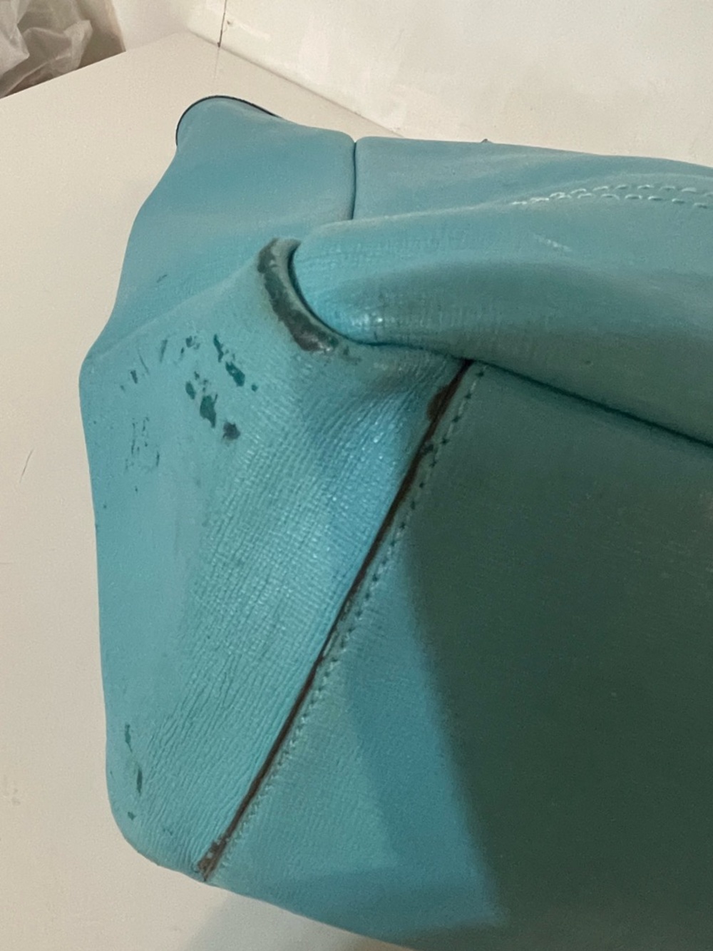 Coach Safiano Robin’s Egg Blue Satchel - Picture 8 of 14